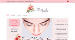 Desktop Screenshot of facialrealityspa.com